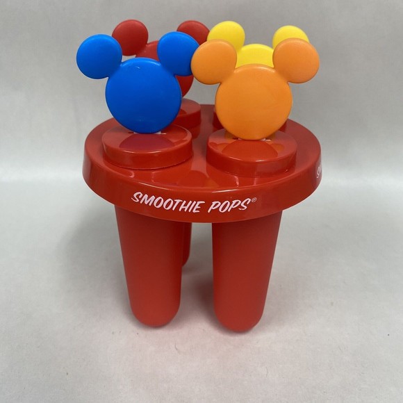 Disney Mickey Mouse Smoothie Pops Maker Frozen Fruity Popsicles Snacks - Picture 3 of 8